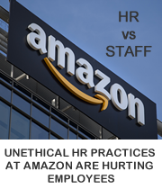 Unethical HR Practices at Amazon are hurting employees