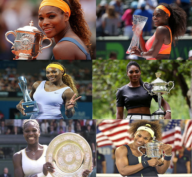 Serena Williams' many victories