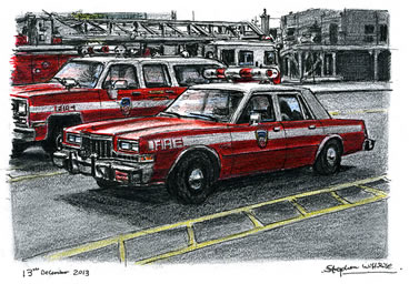 Stephen Wiltshire-FDNY Chief Officers Car