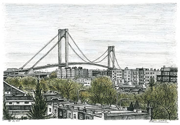 Stephen Wiltshire-Verrazano Narrows Bridge